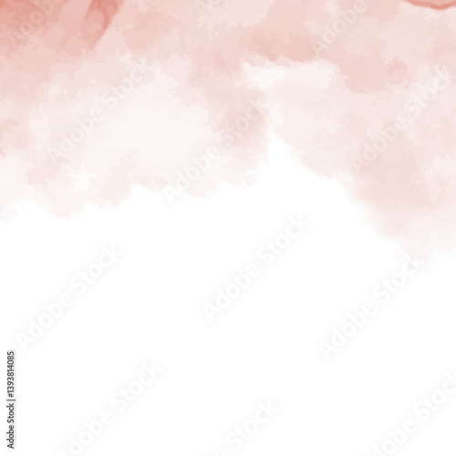 abstract watercolor background with clouds