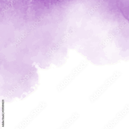 abstract watercolor background with clouds