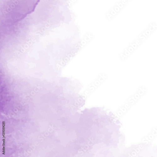abstract watercolor background with clouds