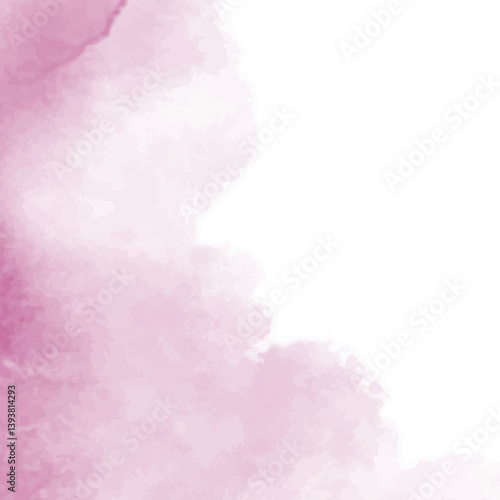 abstract watercolor background with clouds