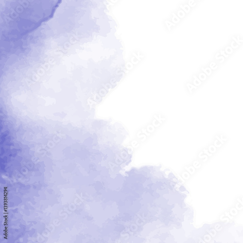 abstract watercolor background with clouds