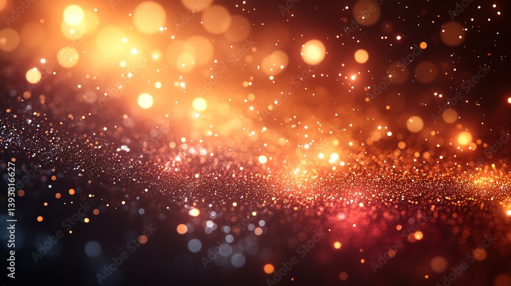 Elegant Sparkling Golden Bokeh Glitter Texture for Festive Celebrations Elegant Sparkling Golden Bokeh Glitter Texture for Festive Celebrations