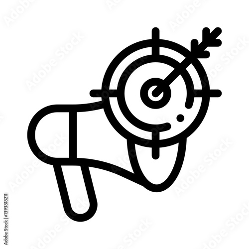 target line icon