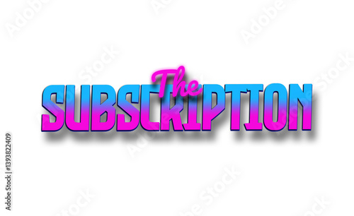 The Subscription plan | Stream Panel Overlay | Retrowave Synthwave Overlay 