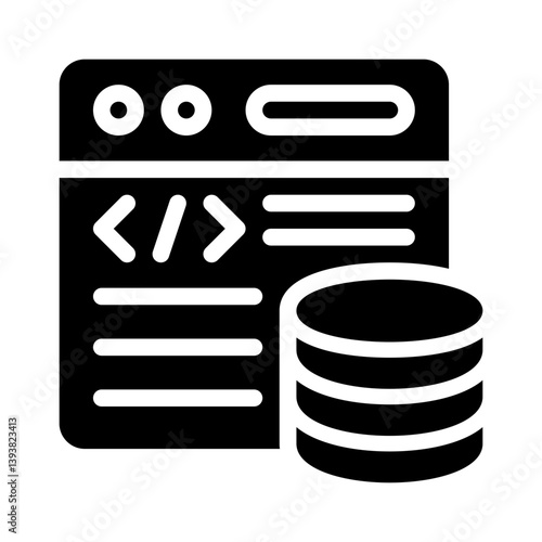 database glyph icon