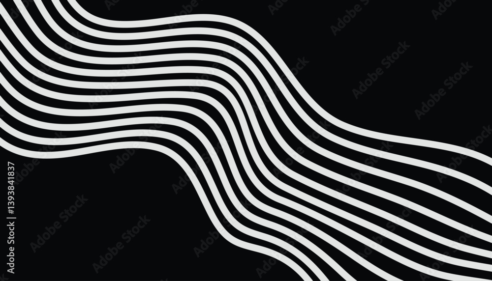 Modern stripe composition with bold curves and rhythmic movement Modern stripe composition with bold curves and rhythmic movement