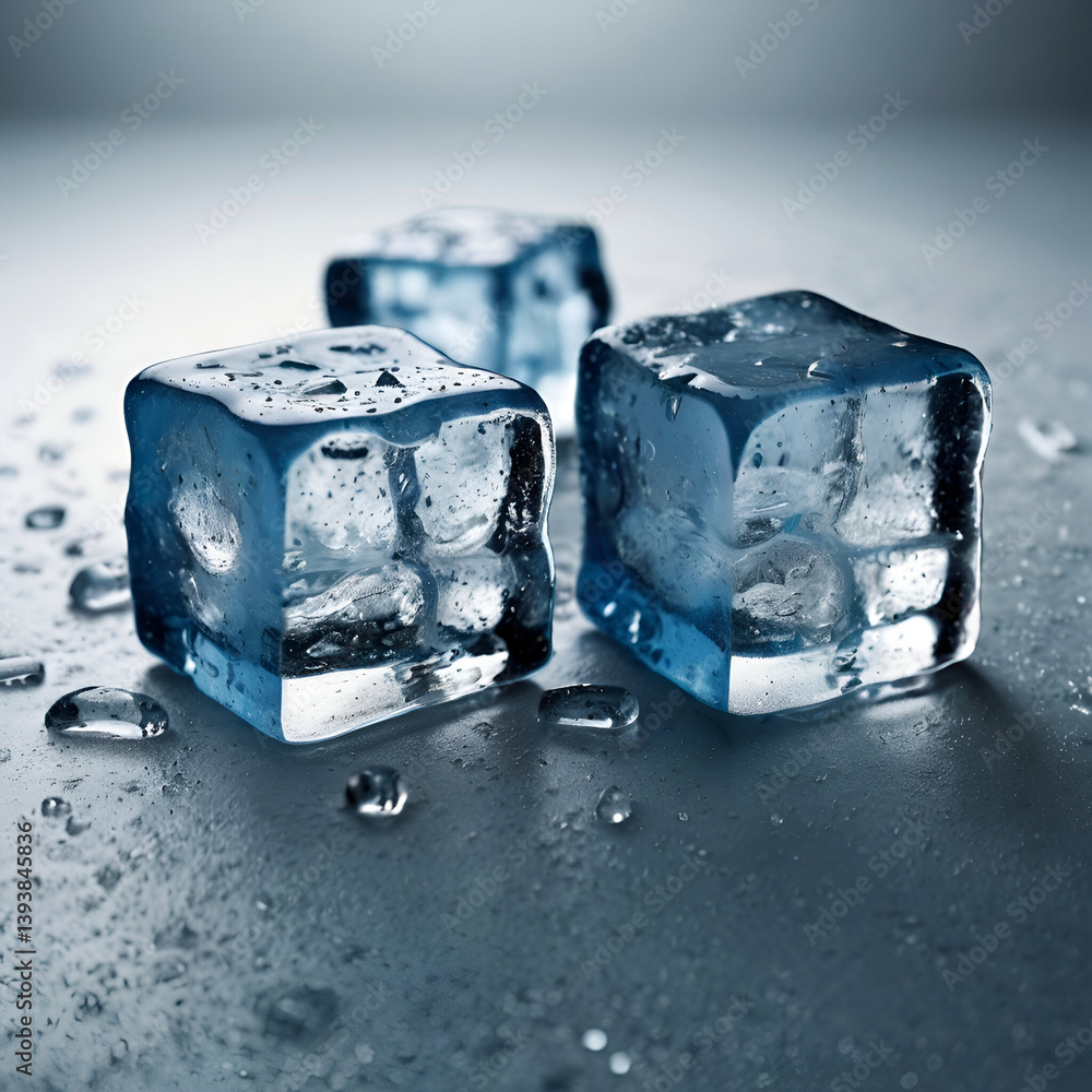 Obraz premium Ice cubes