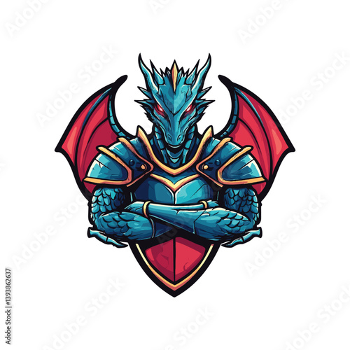 winged dragon esports logo for gamers