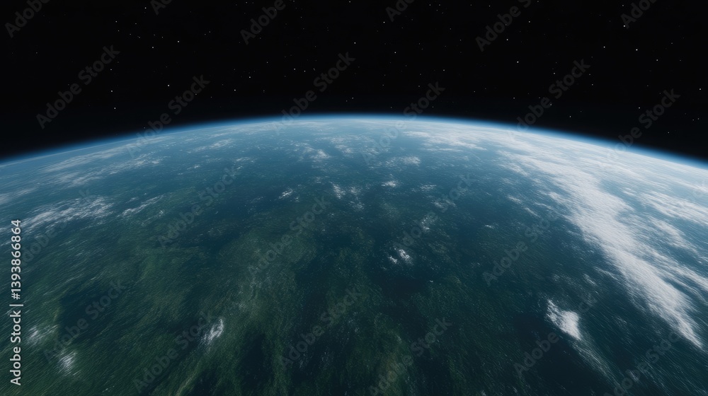 Obraz premium Earth from Space, a Detailed View