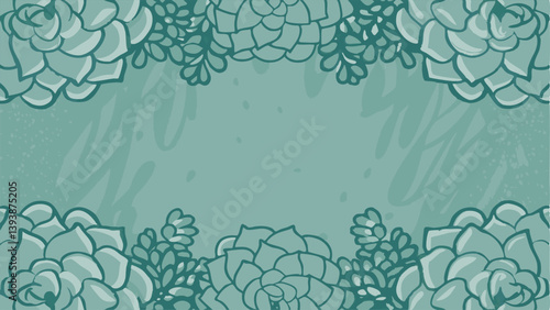 Floral background with free space for text