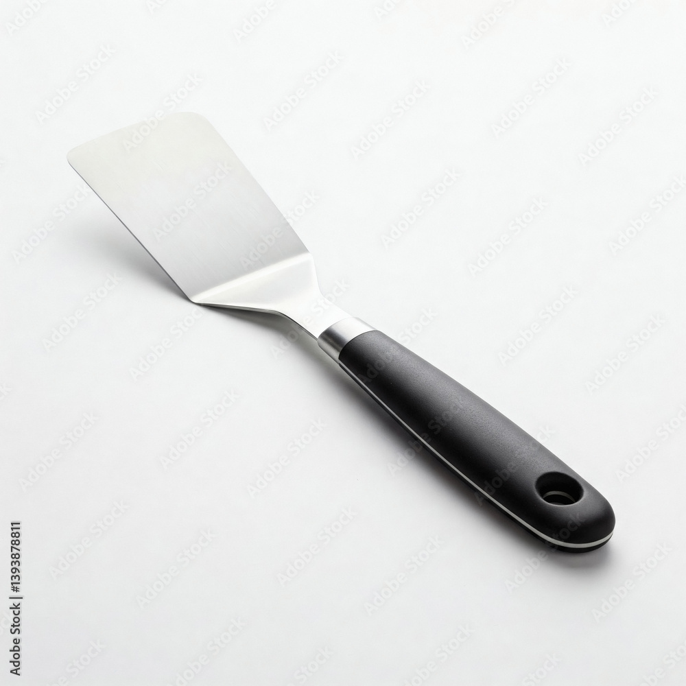 Kitchen spatula isolated on white background. 3d illustration. Kitchen spatula isolated on white background. 3d illustration.