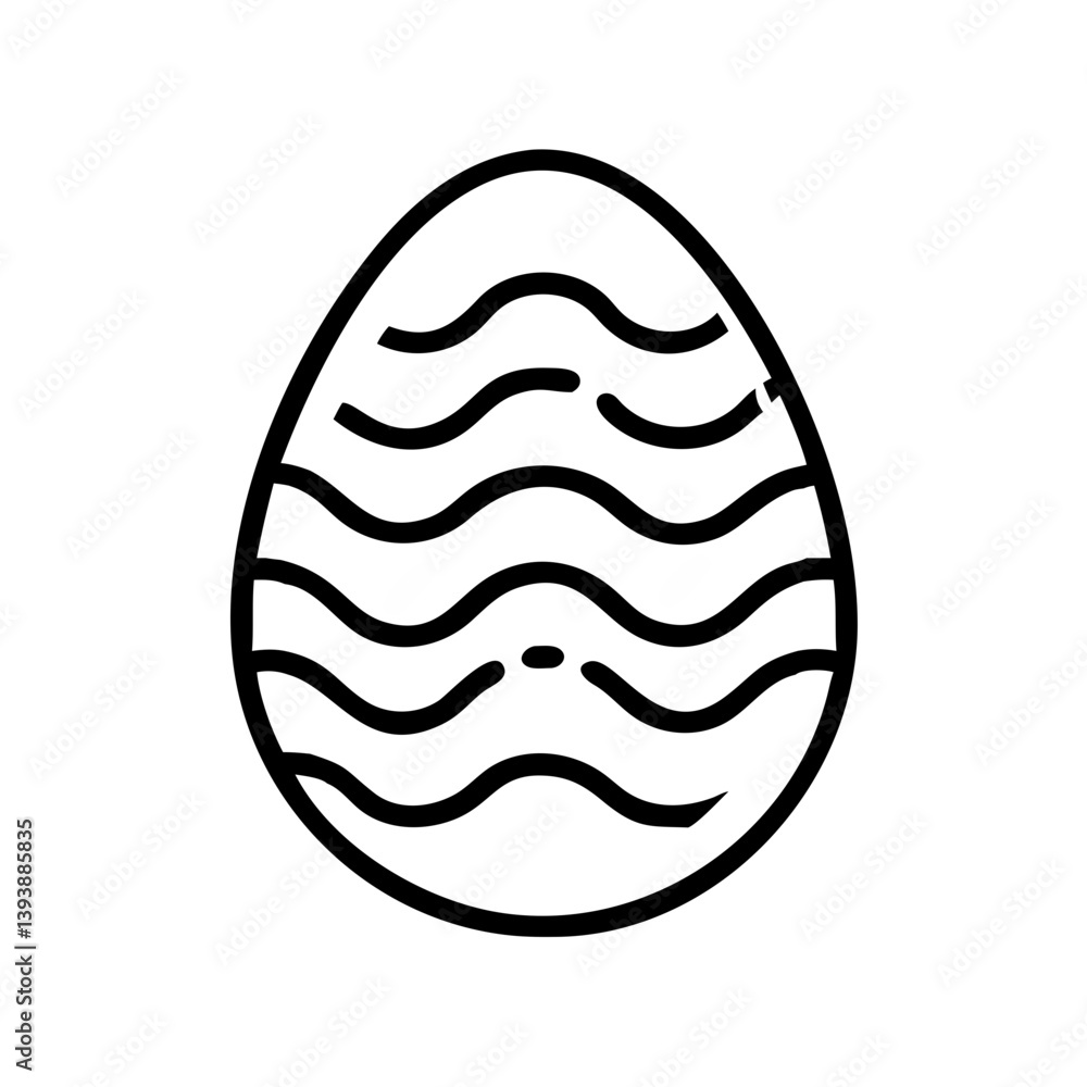 Creative Easter Egg Vector Graphic Bright and Festive Design on Transparent Background Creative Easter Egg Vector Graphic Bright and Festive Design on Transparent Background