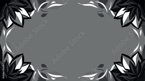 Floral background with free space for text