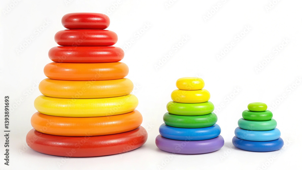 stack-of-colorful-toy-rings-arranged-in-perfect stack-of-colorful-toy-rings-arranged-in-perfect