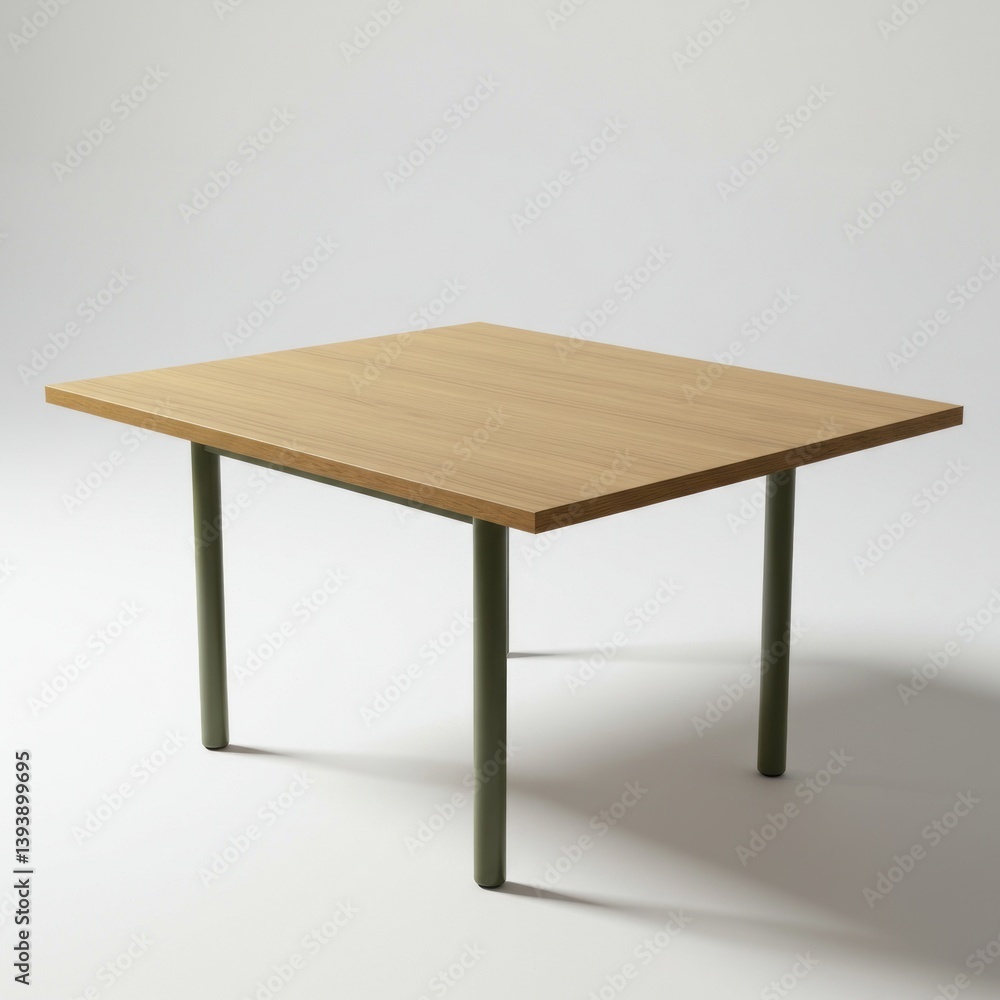 Fototapeta premium wooden table isolated on white