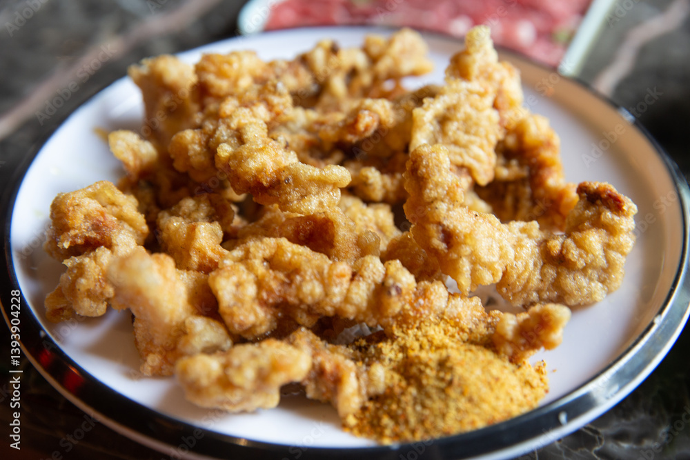 Chinese Crispy Fried Small Pork Ribs (xiaosurou) Chinese Crispy Fried Small Pork Ribs (xiaosurou)