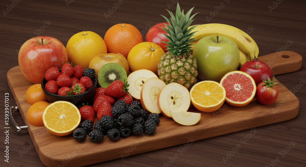 Vibrant Fruit Platter A Colorful Collection of Fresh Apples, Oranges, Strawberries, and More Vibrant Fruit Platter A Colorful Collection of Fresh Apples, Oranges, Strawberries, and More
