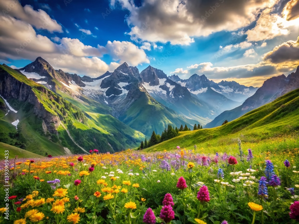 Majestic Alpine Summer Panorama Breathtaking Mountain Views and Lush Green Valleys Unveiled in Stunning Detail Majestic Alpine Summer Panorama Breathtaking Mountain Views and Lush Green Valleys Unveiled in Stunning Detail