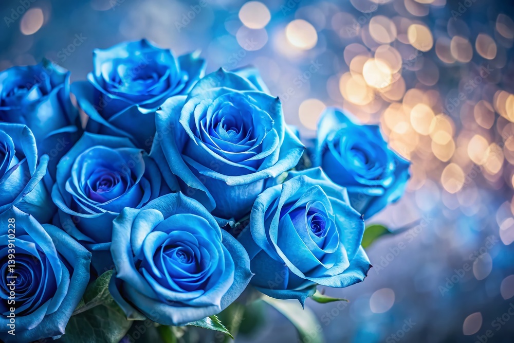 Exquisite Blue Rose Bouquet on a Luxurious Background A Stunning Visual for Design Inspiration and Celebration Exquisite Blue Rose Bouquet on a Luxurious Background A Stunning Visual for Design Inspiration and Celebration