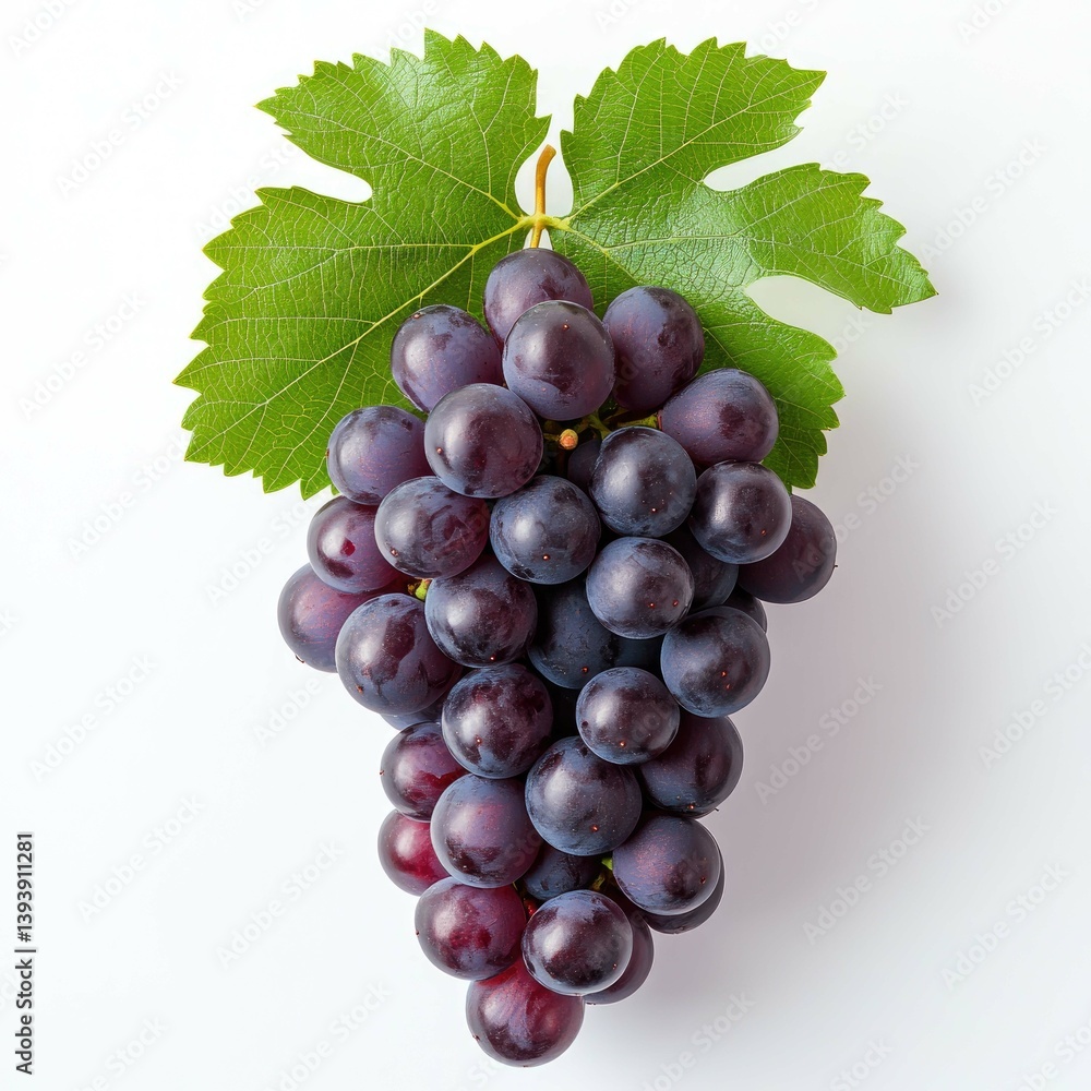 Fototapeta premium Juicy Red Grapes: A Delightful Harvest
