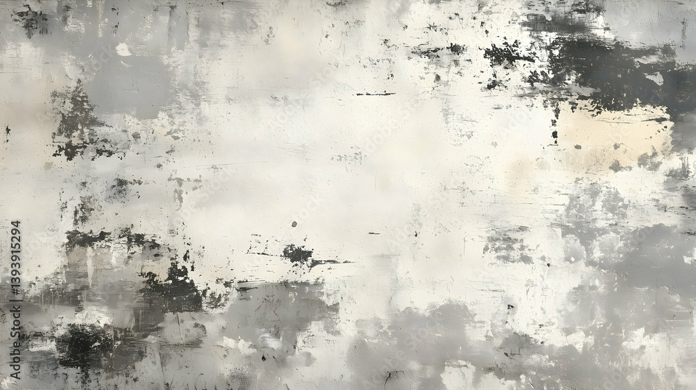 Textured Abstract Gray and White Grunge Background
