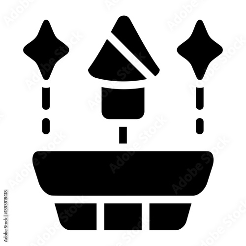 Firework Solid Icon