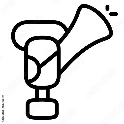 Noise Maker Line Icon