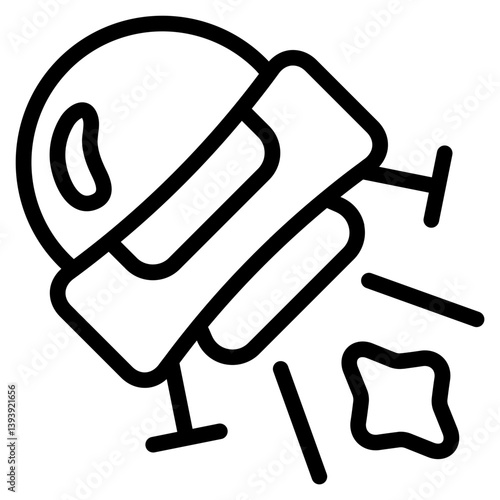 UFO Line Icon