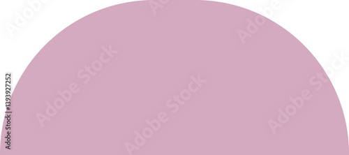 Half Circle Abstract Geometric Shapes Decoration