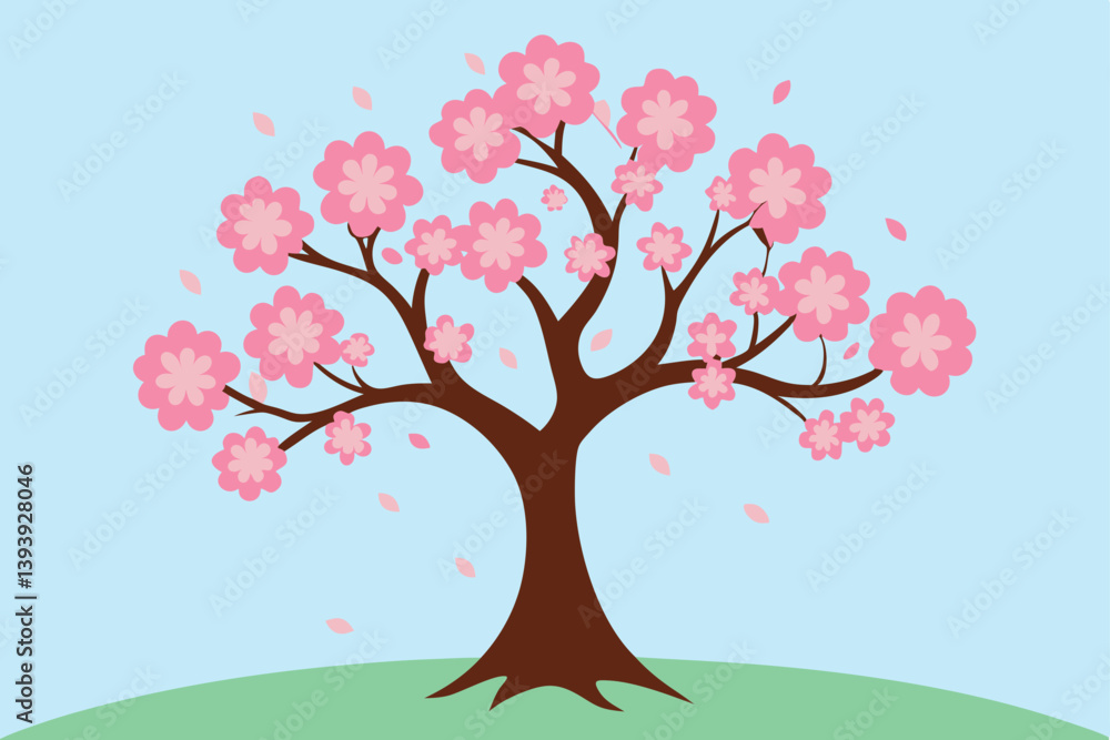 Obraz premium cherry blossom tree