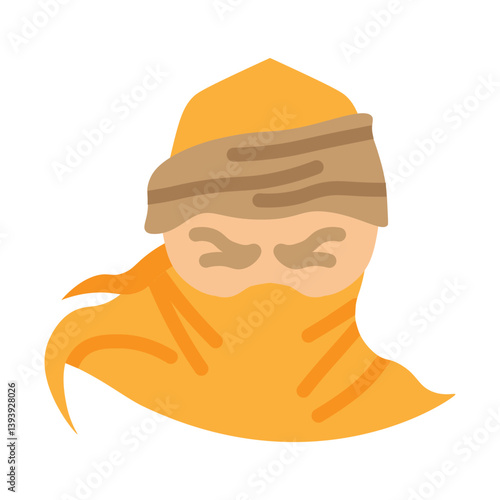 Robber Vector Flat Icon Design