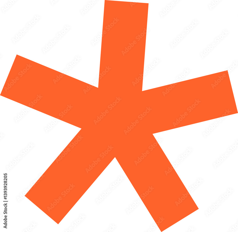 Obraz premium Flower Silhouette Abstract Geometric Shapes Decoration