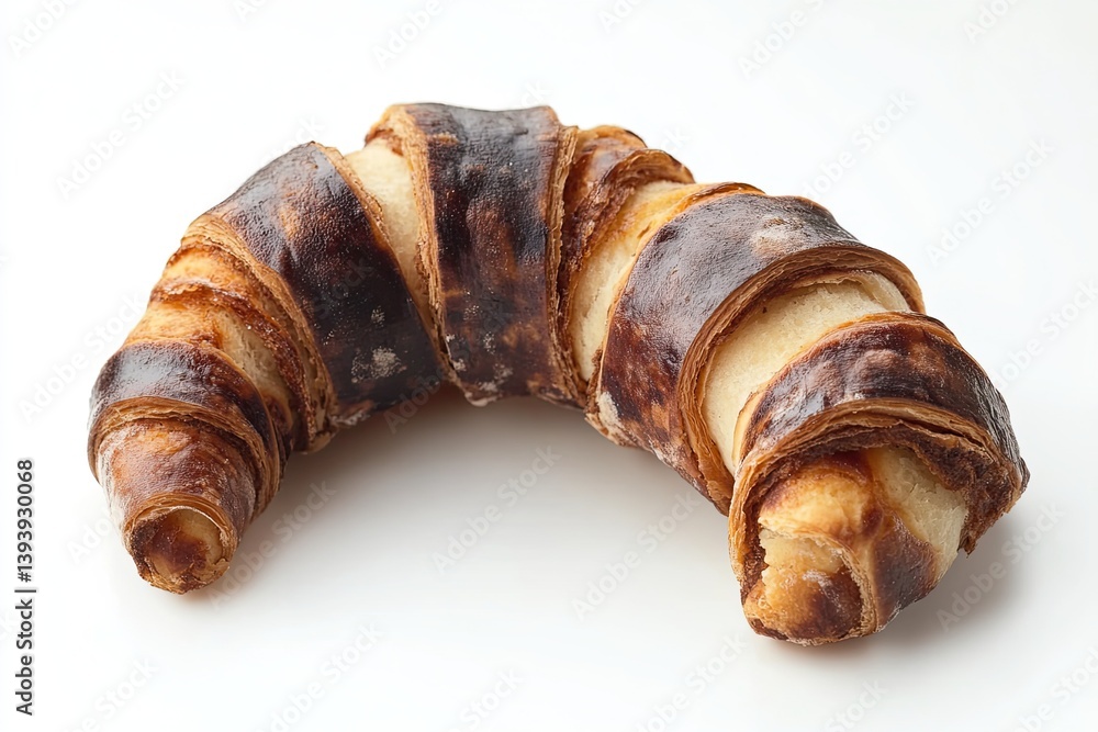 A realistic photo of Rugelach, hyper-realistic, isolated on white A realistic photo of Rugelach, hyper-realistic, isolated on white