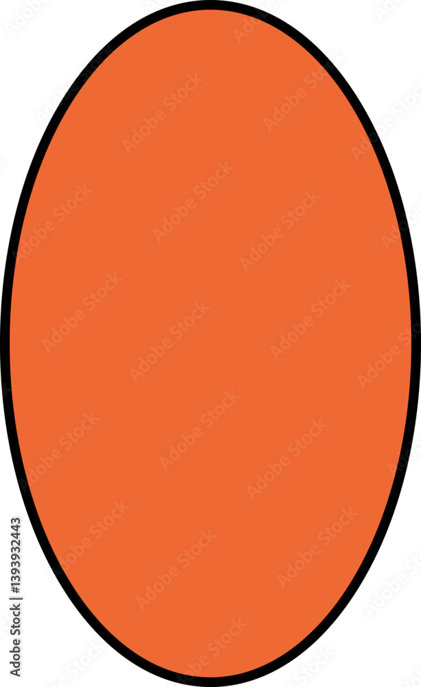 Oval Circle Abstract Geometric Shapes with Stroke Oval Circle Abstract Geometric Shapes with Stroke