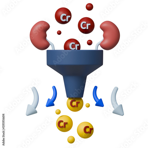 Fotografie Clinical chemistry 3d icon