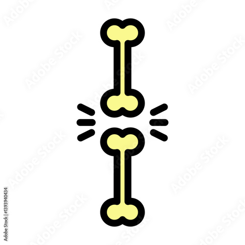 Knee Vector Filled Icon Design