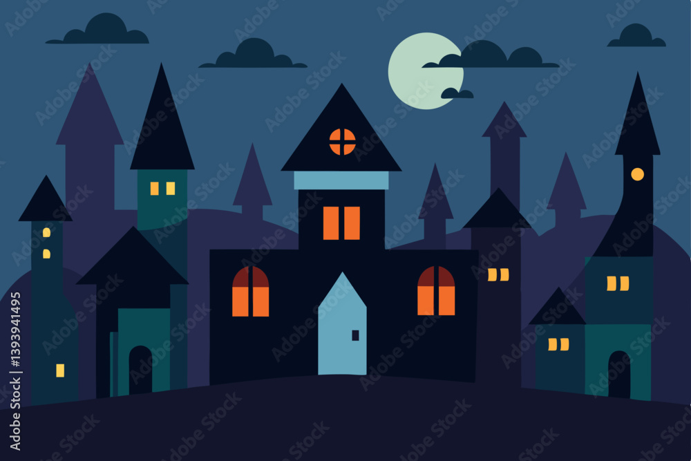 castle in the moonlight castle in the moonlight