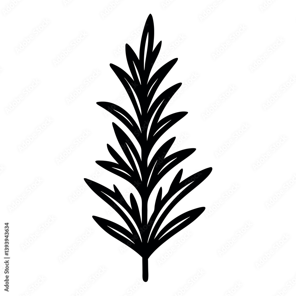 Different style rosemary design Different style rosemary design