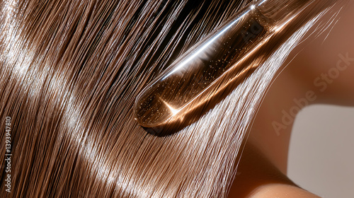 Styling techniques for silky hair beauty salon tutorial indoor close-up hair care essentials