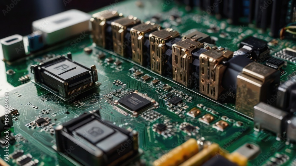 Obraz premium electronic circuit board