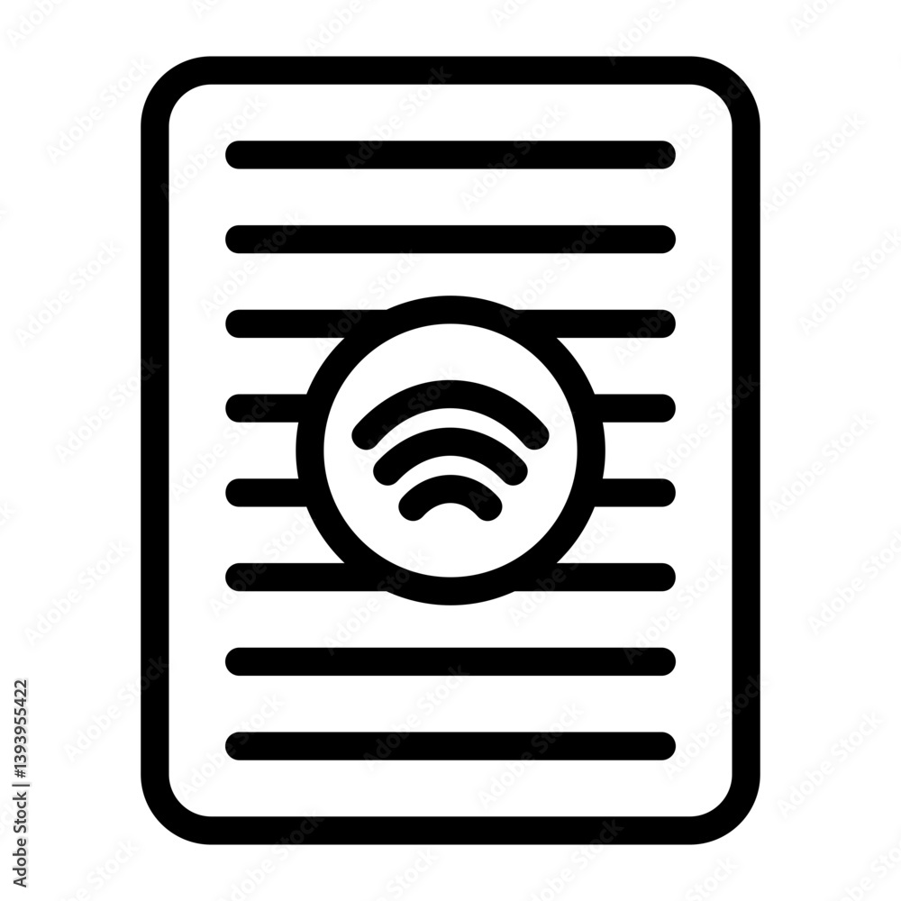 Data Encryption Line Icon Data Encryption Line Icon