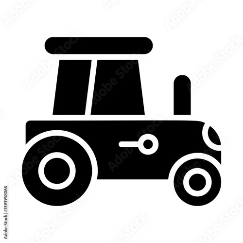 Tractor Solid Icon