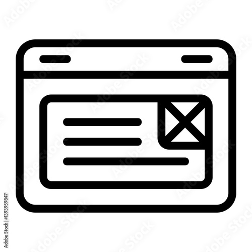 Adware Line Icon