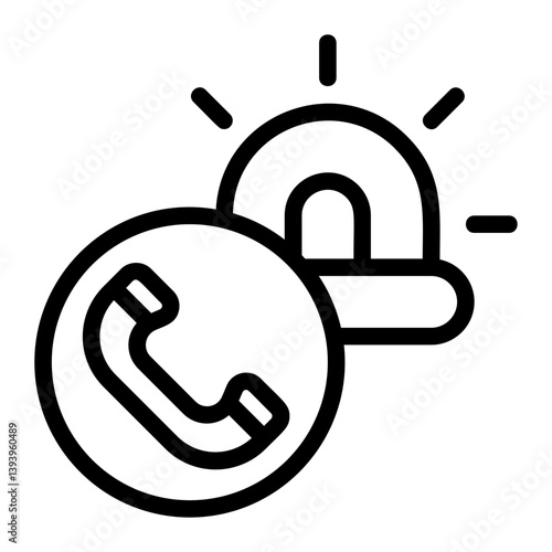 Incident Response Line Icon