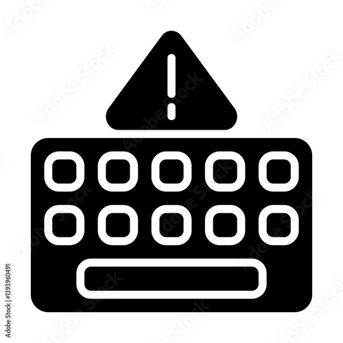 Keylogger Solid Icon