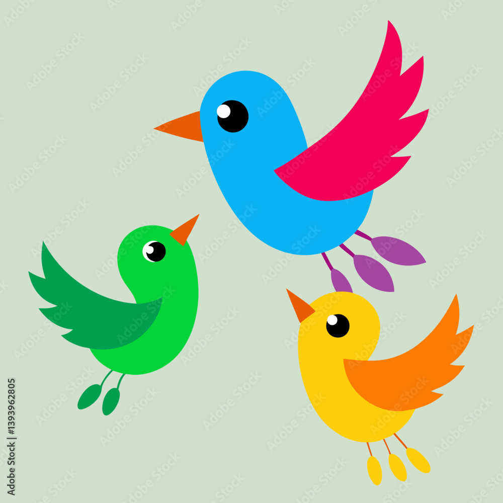 bird with flowers bird with flowers
