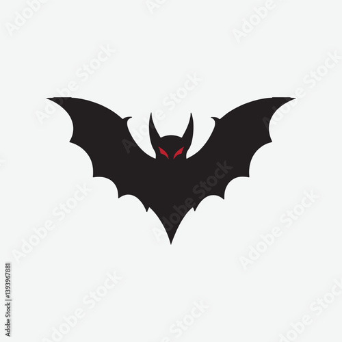 Wallpaper Mural High Quality Bat Vector Silhouette Perfect for Halloween and Gothic Designs Torontodigital.ca