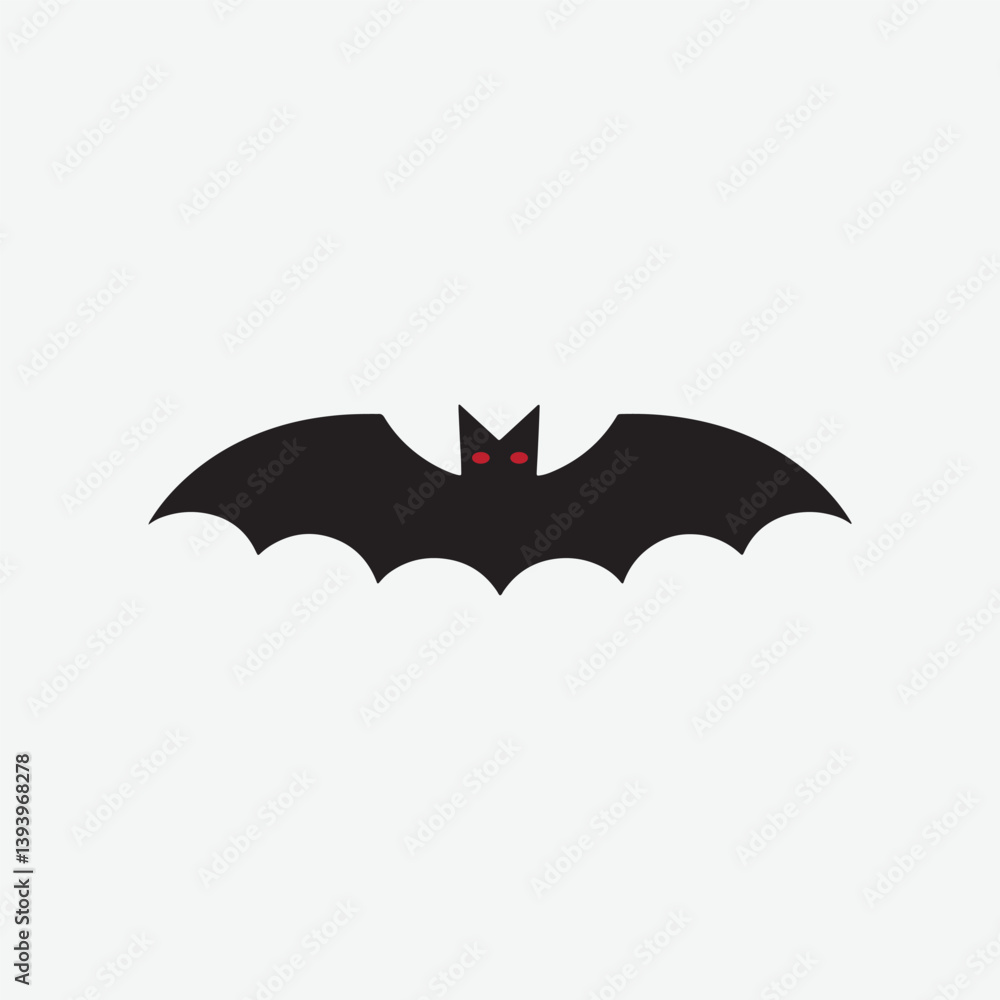 Fototapeta premium High Quality Bat Vector Silhouette Perfect for Halloween and Gothic Designs