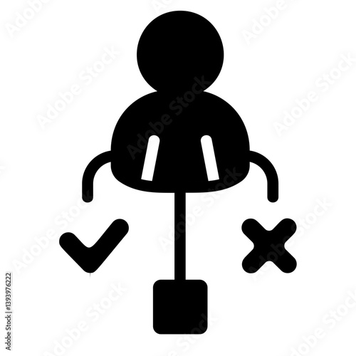 Strategy decision Solid Icon