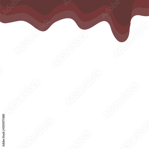 Dark Brown Melting Banner Top Page